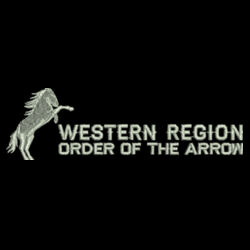 Western Region Order of the Arrow Heather Microfleece 1/2 Zip Pullover Design
