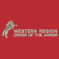 Western Region Order of the Arrow Short-Sleeve Plaid Pattern Woven Shirt Design